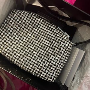 SOLD Medium Heiress Rhinestone Mesh Pouch